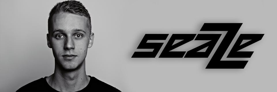 Presspicture of Seaze and his logo